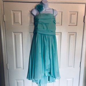 Girls/Jr Chiffon Mint Green Party Dress Sz 20